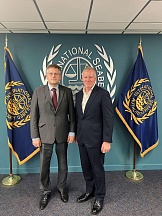 On the meeting of the Ambassador of Russia to Jamaica, H.E. Mr. Sergey Petrovich with Secretary General of the International Seabed Authority Mr. Michael Lodge