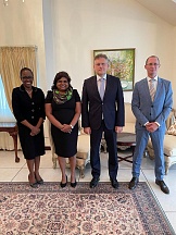 On the meeting of Ambassador Sergey Petrovich with Under-Secretary of the Ministry of Foreign Affairs and Foreign Trade of Jamaica Mrs.Janice Miller On the meeting of Ambassador Sergey Petrovich with Under-Secretary of the Ministry of Foreign Affairs and Foreign Trade of Jamaica Mrs.Janice Miller