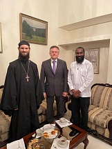 On the meeting of Ambassador Sergey Petrovich with representatives of the Russian Orthodox Church Outside Russia (ROCOR). On the meeting of Ambassador Sergey Petrovich with representatives of the Russian Orthodox Church Outside Russia (ROCOR).