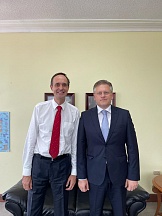 On September 22, 2021 Ambassador of the Russian Federation Mr.Sergey Petrovich paid a courtesy call on Ambassador of Belgium to Jamaica Mr.Hugo Verbist. On September 22, 2021 Ambassador of the Russian Federation Mr.Sergey Petrovich paid a courtesy call on Ambassador of Belgium to Jamaica Mr.Hugo Verbist.