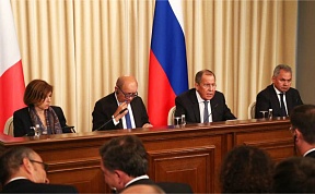 Foreign minister Sergey Lavrov’s statement and answer to a media question at a news conference following Russian-French ministerial-level talks in the 2+2 format, Moscow, September 9, 2019