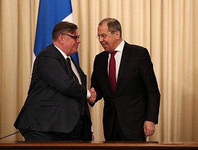 Foreign Minister Sergey Lavrov's comments and answers to media questions during the joint news conference following talks with Foreign Minister of the Republic of Finland Timo Soini, Moscow, February 12, 2019