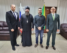 On the meeting of Mr. Oleg Zhegl, Chargé d'Affaires of Russia in Jamaica with the representative of ROCOR