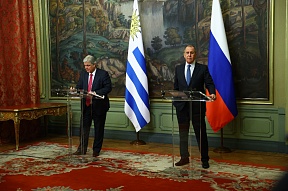 Foreign Minister Sergey Lavrov’s remarks and answers to media questions during a joint news conference following talks with Foreign Minister of the Oriental Republic of Uruguay Francisco Bustillo Bonasso, Moscow, December 1, 2020 Foreign Minister Sergey Lavrov’s remarks and answers to media questions during a joint news conference following talks with Foreign Minister of the Oriental Republic of Uruguay Francisco Bustillo Bonasso, Moscow, December 1, 2020