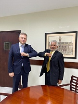 On October 5, 2021 Ambassador of the Russian Federation Mr.Sergey Petrovich paid a courtesy call on the High Commissioner of Trinidad and Tobago to Jamaica Mr.Deryck L Murray. On October 5, 2021 Ambassador of the Russian Federation Mr.Sergey Petrovich paid a courtesy call on the High Commissioner of Trinidad and Tobago to Jamaica Mr.Deryck L Murray.