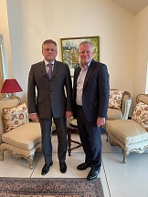On the meeting of Ambassador of Russia Sergey Petrovich with the ISA General Secretary Michael Lodge